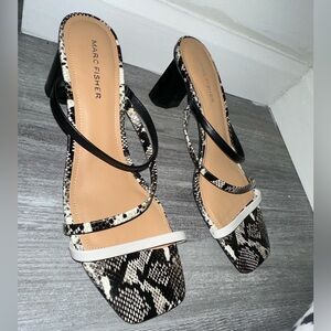 Marc fisher heeled sandals size 8.5